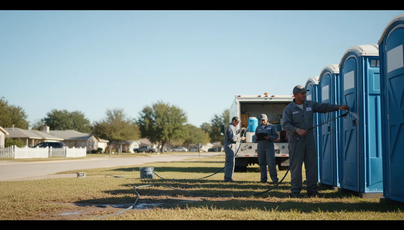 Long-Term Portable Toilet Rental in Lowell, AR near me
